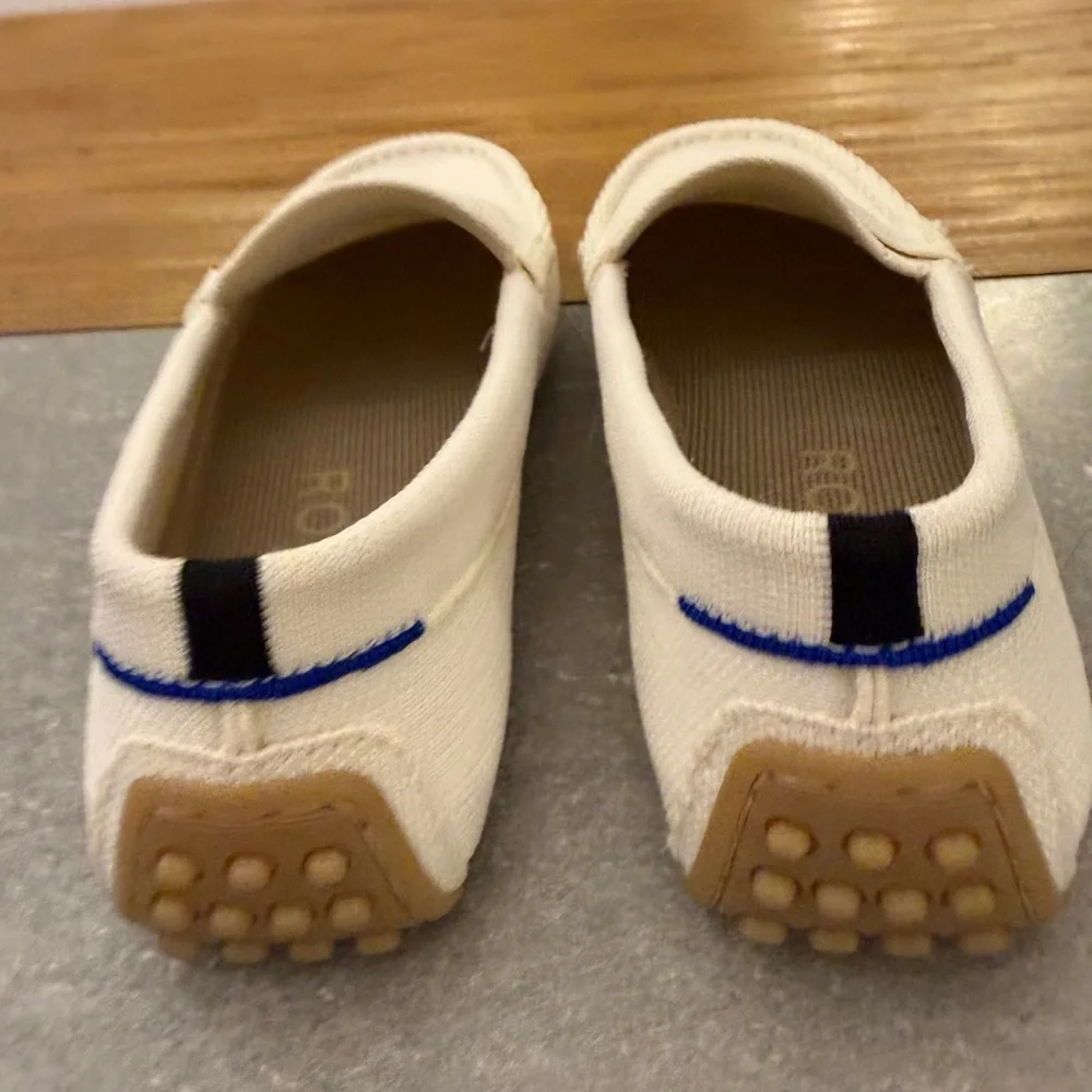 Rothy's The Driver Sesame Loafers Cream Size 7.5 NWOB - Picture 4 of 10